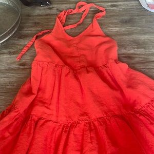 American Eagle, Orange Dress, XS